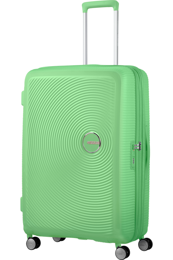 American Tourister Soundbox Spinner TSA Expandable 77cm  Jarn&iacute; zelen&aacute;