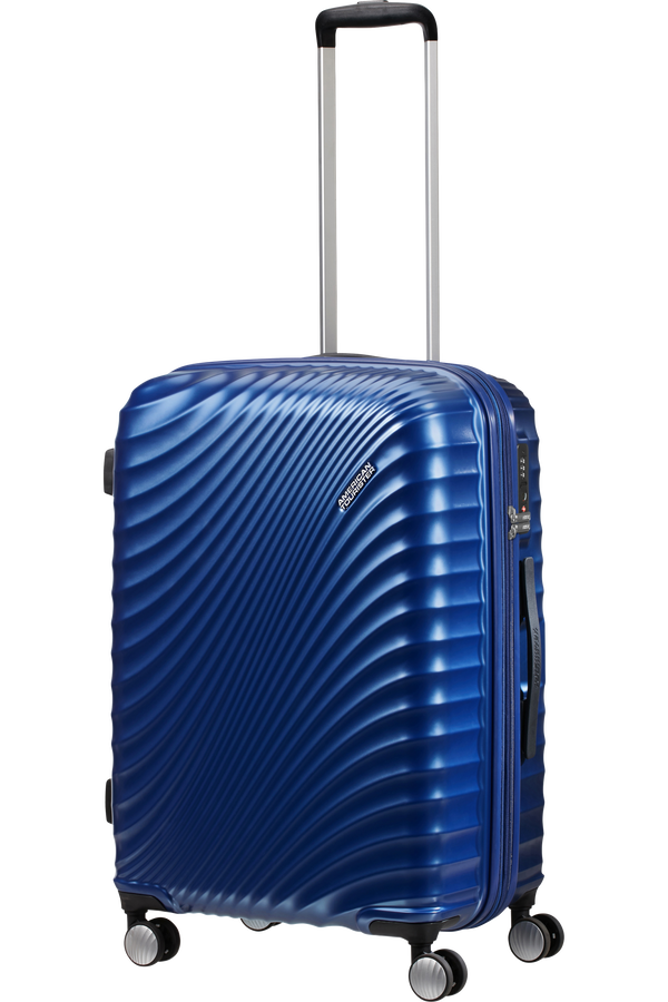 American Tourister Jetglam Spinner 67cm  Metalick&aacute; modr&aacute;