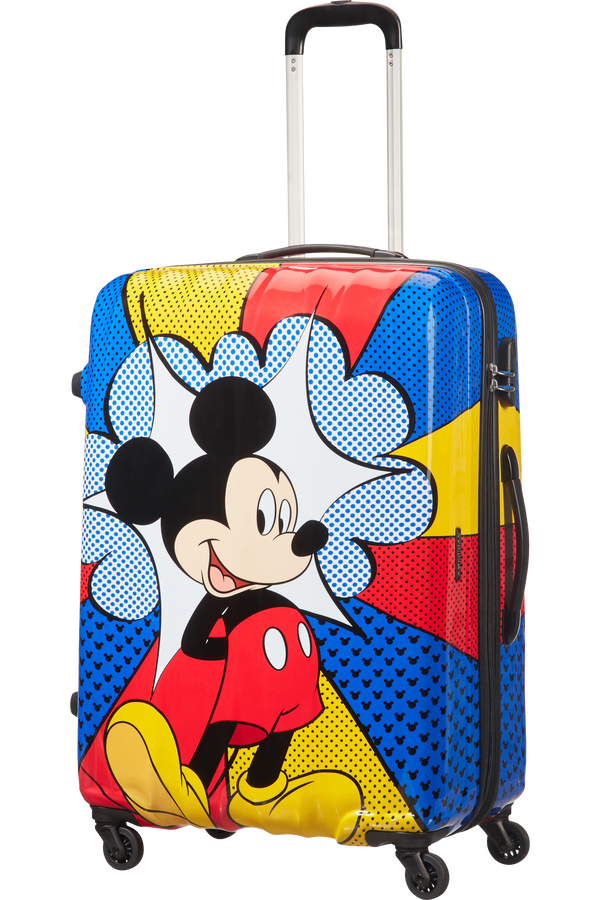 American Tourister Kufr Legendy Disney Spinner, 4 kolečka, 75 cm, velký, Blesk s myšákem Mickey