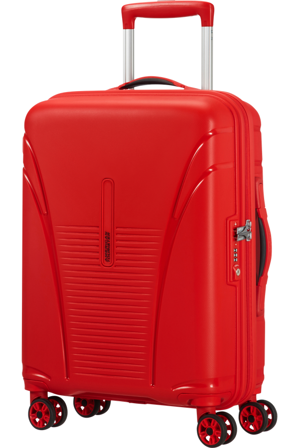 American Tourister Kufr Skytracer Spinner, 4 kolečka, kabinové zavazadlo, 40x55x20 cm, červená Formule