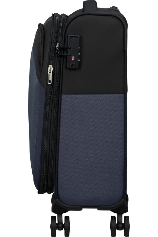 American Tourister Daring Dash Spinner Expandable TSA S  Čern&aacute;/&scaron;ed&aacute;