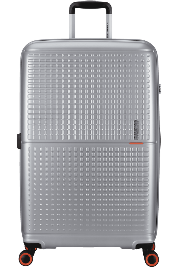 American Tourister Geopop Spinner 77/28 Tsa. 77cm  Metalická stříbrná