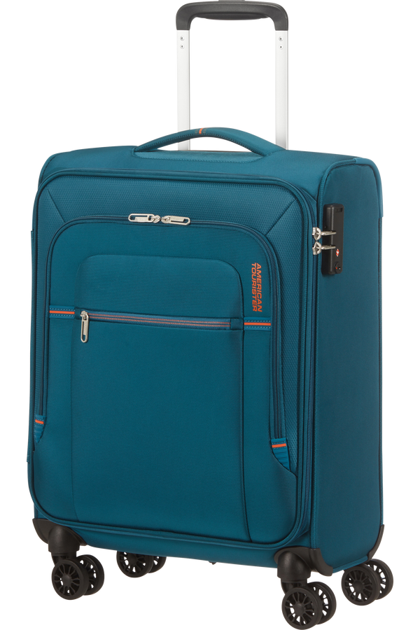 American Tourister Crosstrack Spinner 55cm  Navy/Orange