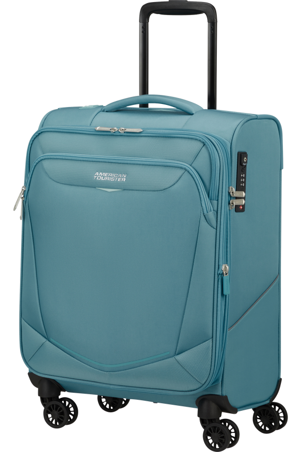 American Tourister SummerRide Spinner S EXP TSA 55cm Svěží modrá American Tourister SummerRide Spinner S EXP TSA 55cm Svěží modrá