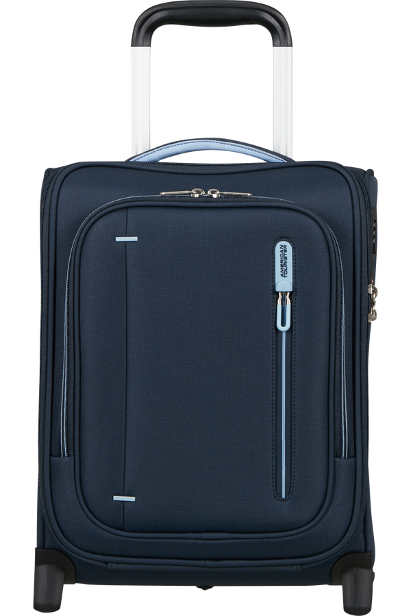 American Tourister Cloudrider Upright Underseater Tsa  Sky Navy