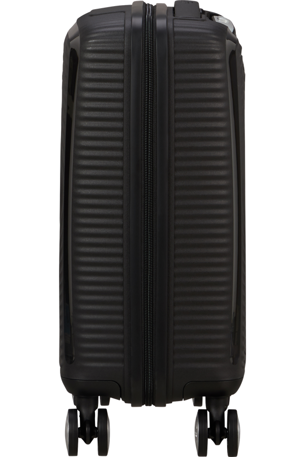 American Tourister Soundbox Mini Spinner 47cm  Temn&aacute; čern&aacute;