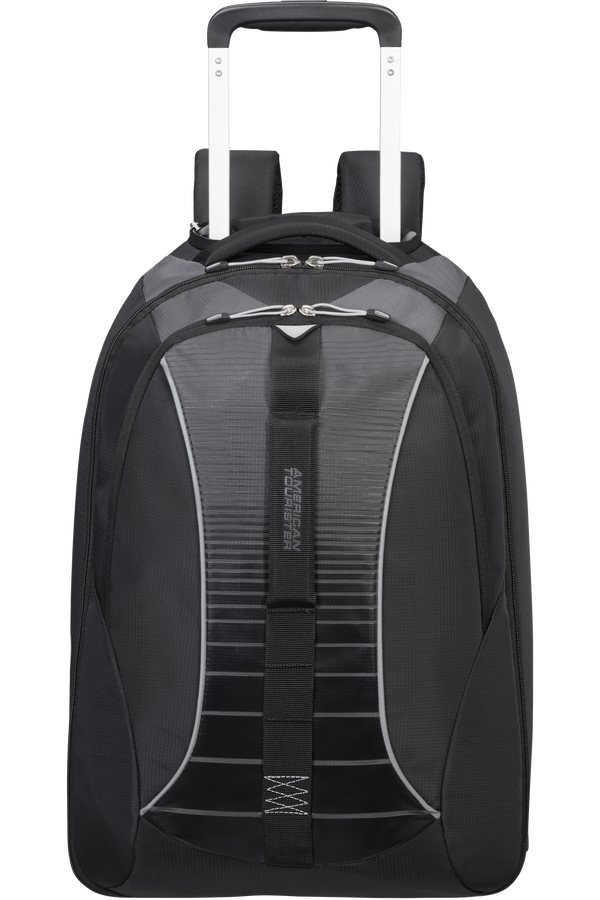 American Tourister Fast Route Laptop Backpack with Wheels Sporty 15.6'  Čern&aacute;/&scaron;ed&aacute;