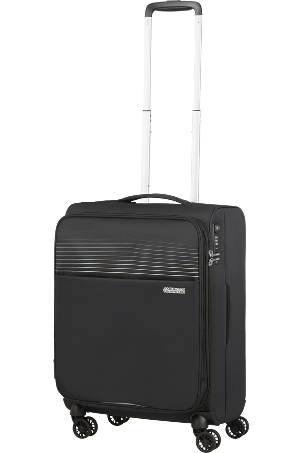 American Tourister Lite Ray Spinner TSA Expandable 55cm  Čern&aacute;