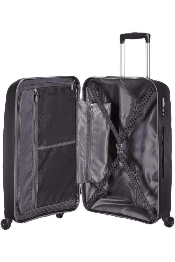 American Tourister Kufr Bon Air Spinner, 4 kolečka, 66 cm, střední, černá American Tourister Kufr Bon Air Spinner, 4 kolečka, 66 cm, střední, černá