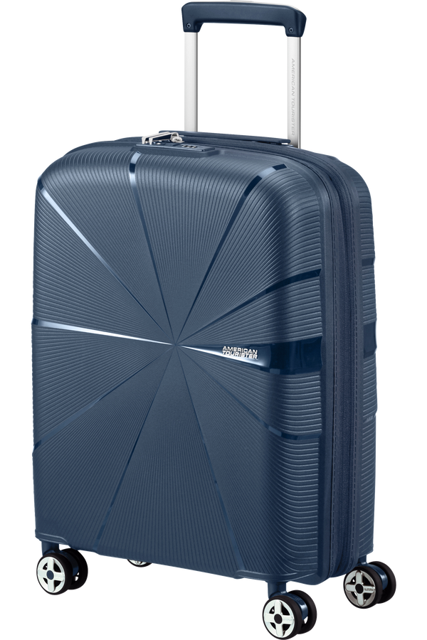 American Tourister Starvibe Spinner Expandable TSA 55cm Námořní modrá