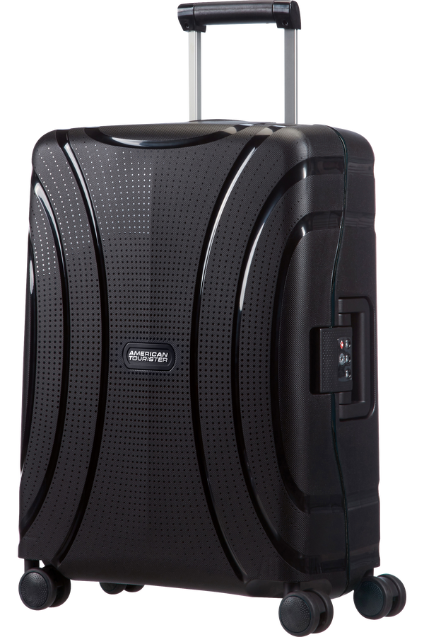 American Tourister Lock'n'Roll 4-wheel cabin baggage Spinner suitcase 55x40x20cm Jet Black