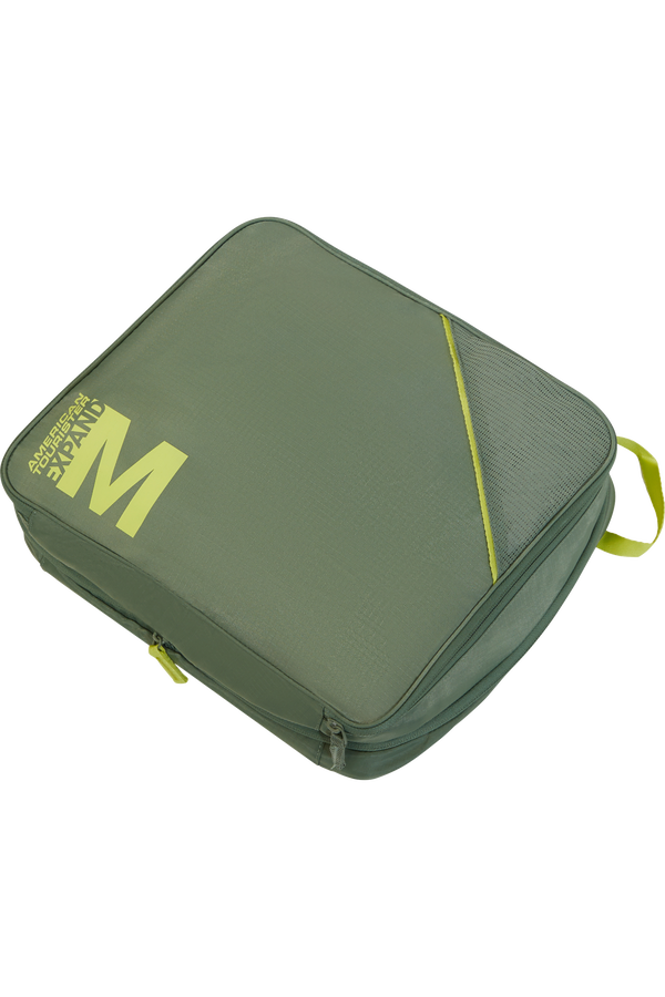 Packing Cubes Sada 3 balic&iacute;ch kostek | American Tourister American Tourist. Ta Packing Cubes S/M/L  Olive/Lime