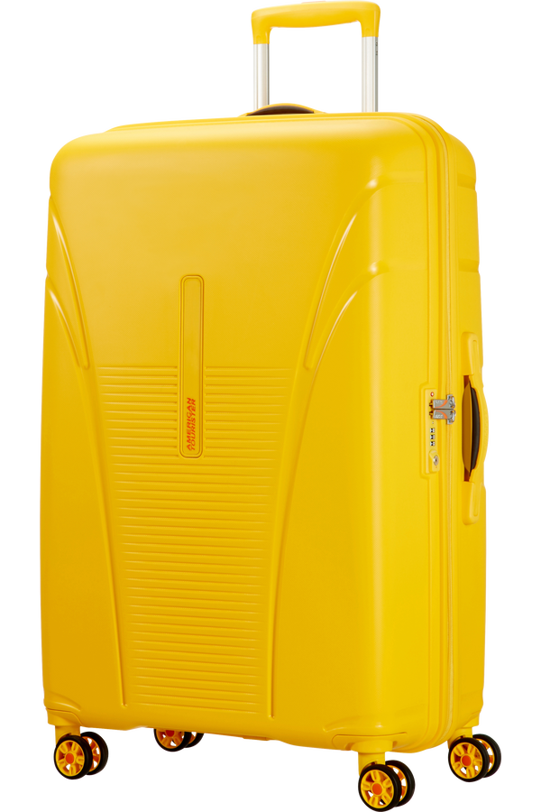 American Tourister Skytracer, 4 kolečka, 77 cm, velký, šafránově žlutá