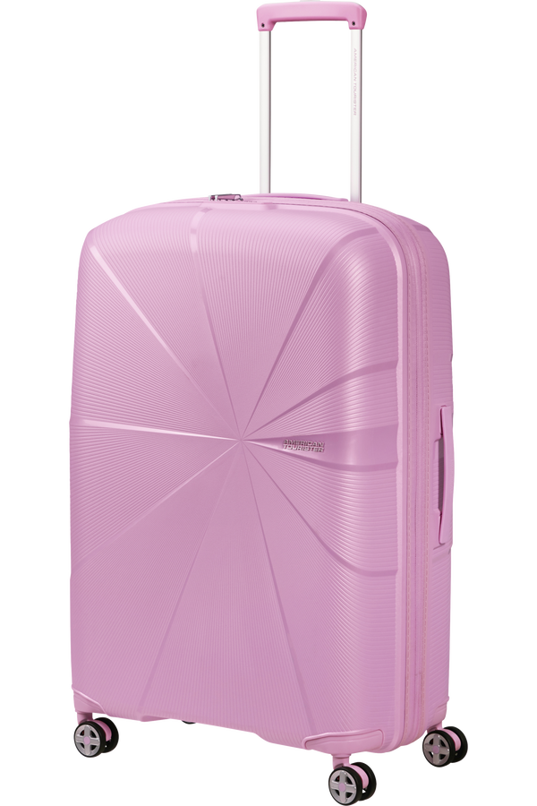 American Tourister StarVibe Spinner Expandable TSA 77cm  Metallic Pastel Lavender