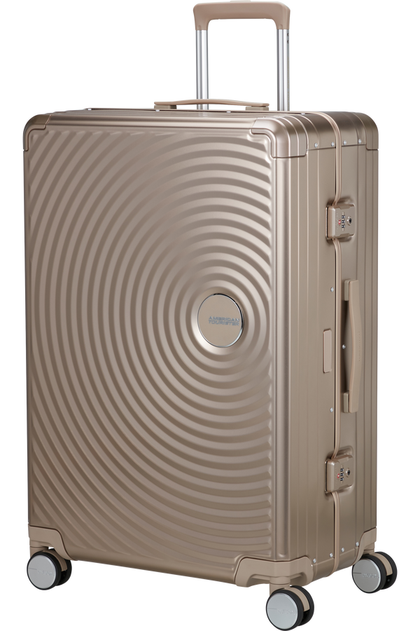 American Tourister Soundbox Alu Spinner TSA 77cm  Bronzová