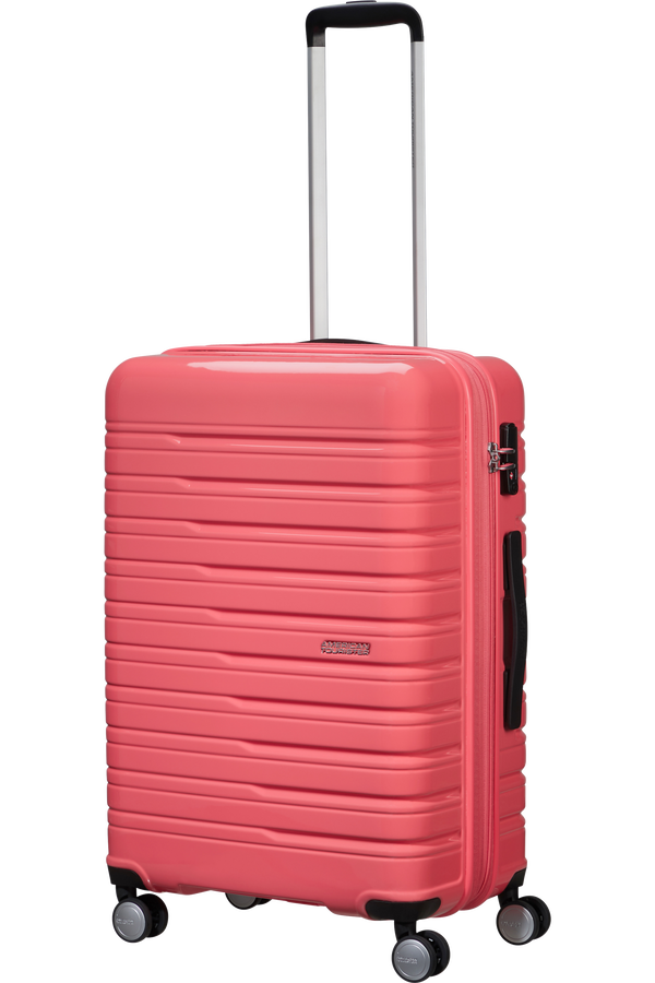 American Tourister Flashline Pop Spinner Exp TSA 67cm  Coral Pink American Tourister Flashline Pop Spinner Exp TSA 67cm  Coral Pink