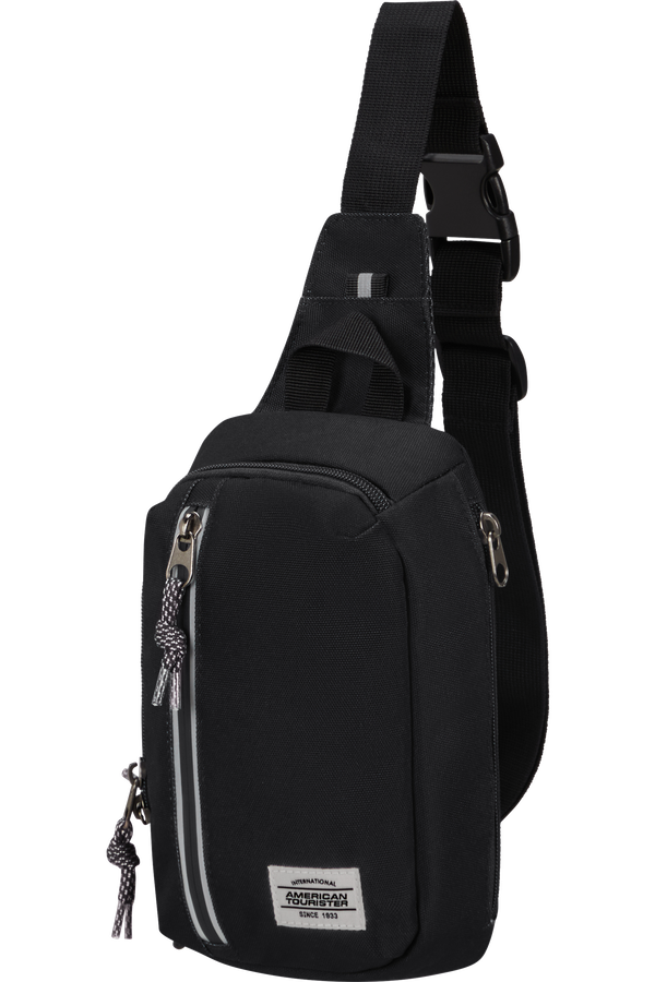 American Tourister Brightup Sling Bag Zip  Černá