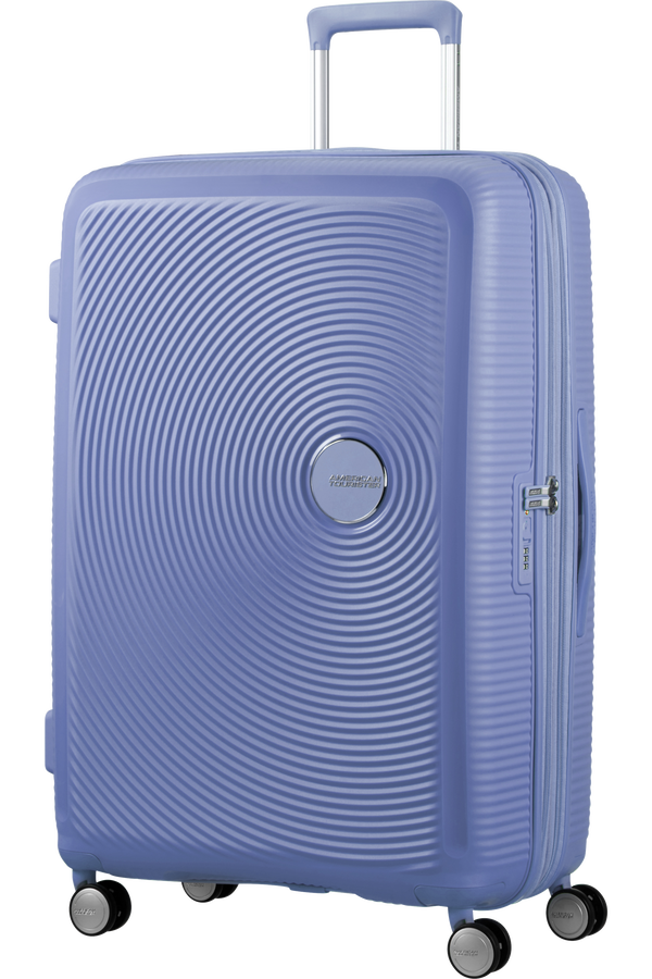 American Tourister Soundbox Spinner 77  Denim Blue American Tourister Soundbox Spinner 77  Denim Blue