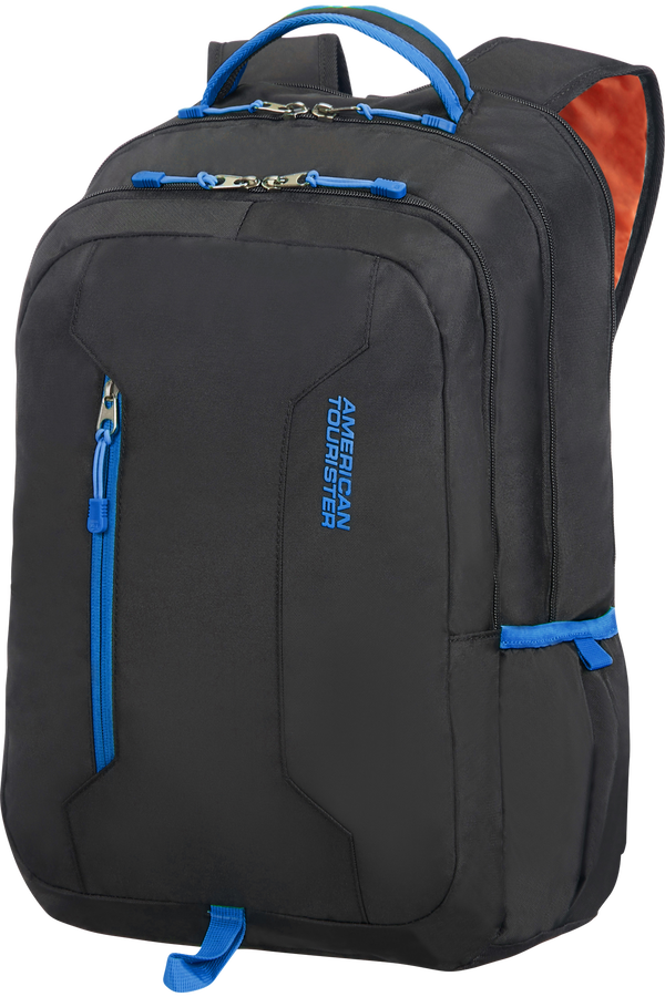 American Tourister Batoh na notebook Urban Groove 2, 39,6 cm/15,6 palců, čern&aacute;/modr&aacute;