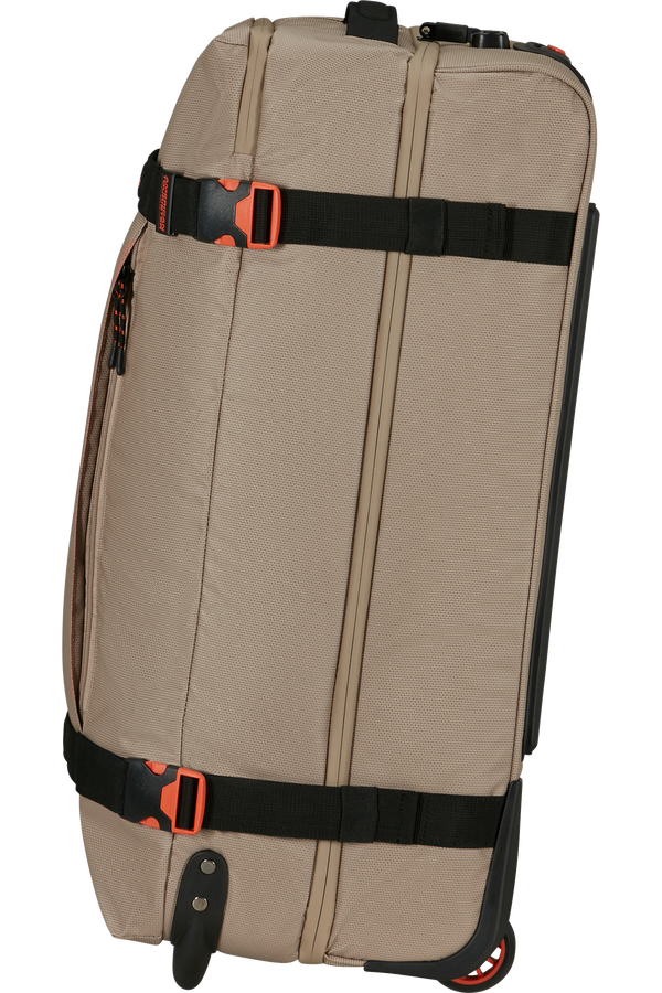American Tourister Urban Track Duffle with Wheels Coated M  Beige/Orange American Tourister Urban Track Duffle with Wheels Coated M  Beige/Orange