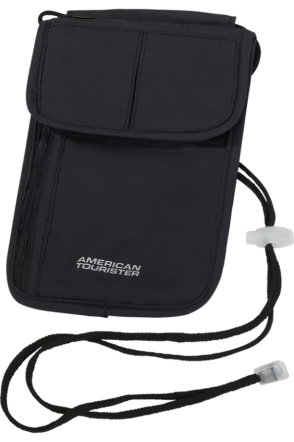 American Tourister American Tourist. Ta RFID Security Neck Pouch  Čern&aacute;