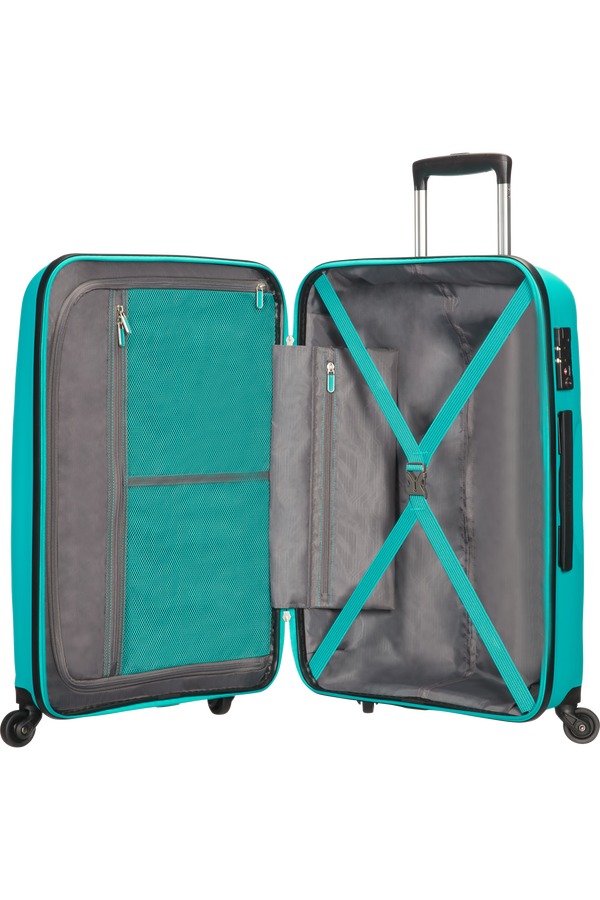 American Tourister Kufr Bon Air Spinner, 4 kolečka, 75 cm, velký, tmavá tyrkysová American Tourister Kufr Bon Air Spinner, 4 kolečka, 75 cm, velký, tmavá tyrkysová
