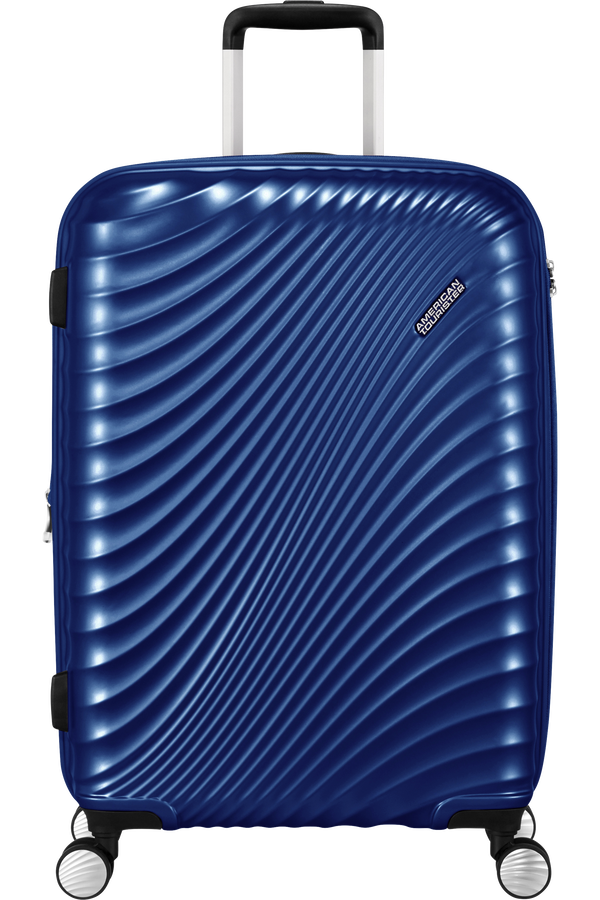 American Tourister Jetglam Spinner 67cm  Metalická modrá