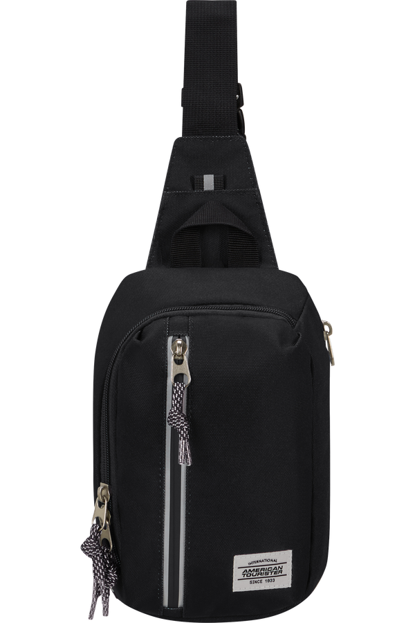 American Tourister Brightup Sling Bag Zip  Černá