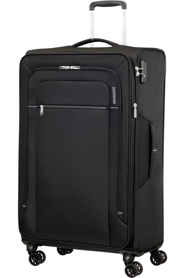 American Tourister Crosstrack Spinner Expandable 79cm  Černá/šedá American Tourister Crosstrack Spinner Expandable 79cm  Černá/šedá