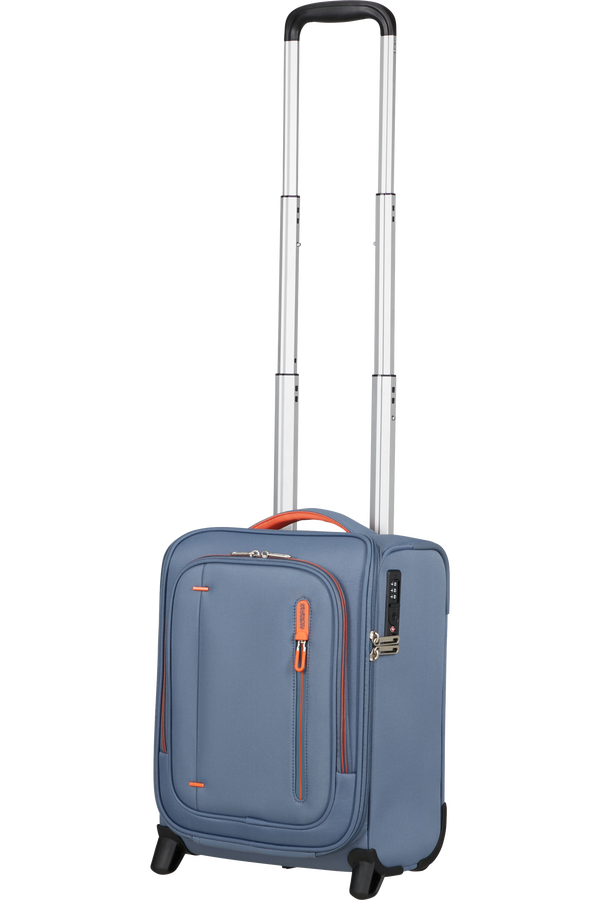 American Tourister Cloudrider Upright Underseater Tsa  Stone Blue