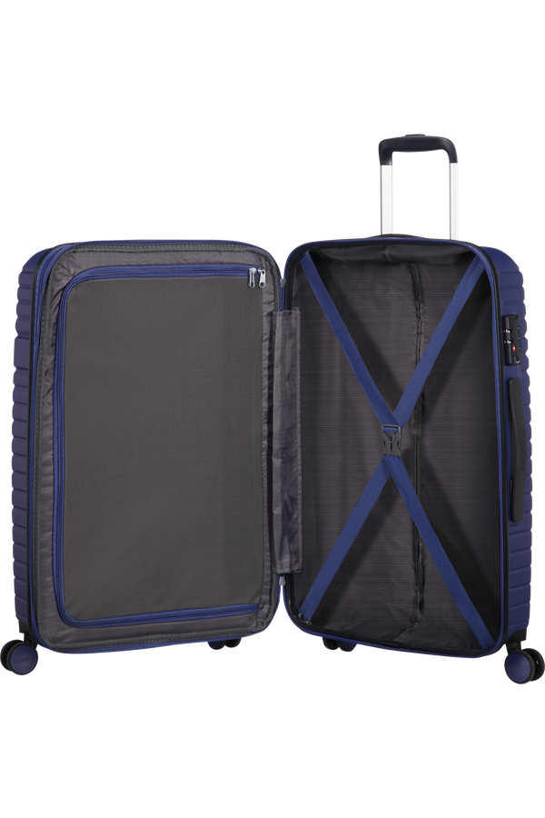 American Tourister Aero Racer Spinner M Expandable 68cm  Modrá Nocturno