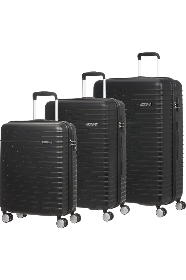 American Tourister Hyperdash 3 PC Set A  Čern&aacute;