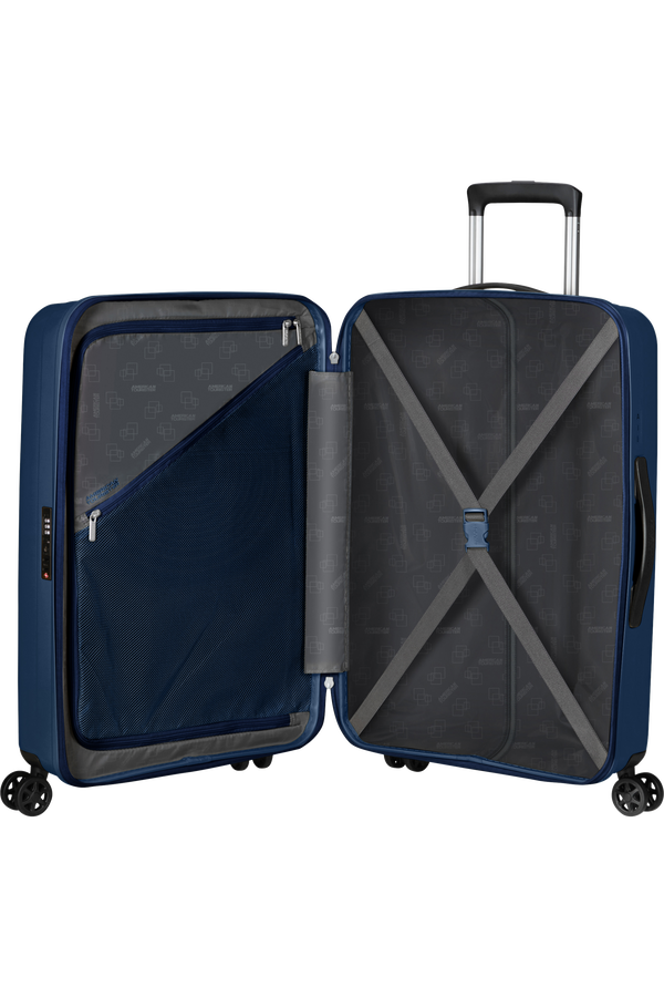 American Tourister Rejoy Spinner 68/25 Tsa 68  N&aacute;mořn&iacute; modr&aacute;