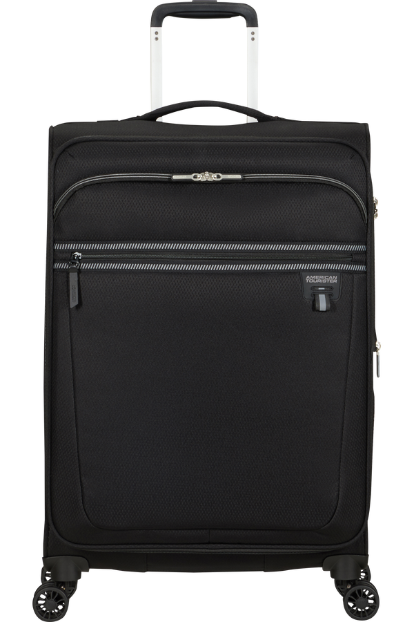 American Tourister Aerospin Spinner Expandable M  Černá