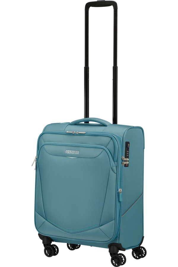 American Tourister SummerRide Spinner S EXP TSA 55cm Svěží modrá American Tourister SummerRide Spinner S EXP TSA 55cm Svěží modrá