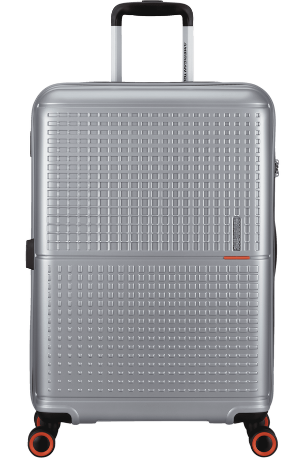 American Tourister Geopop Spinner 67/24 Tsa. 67cm  Metalická stříbrná