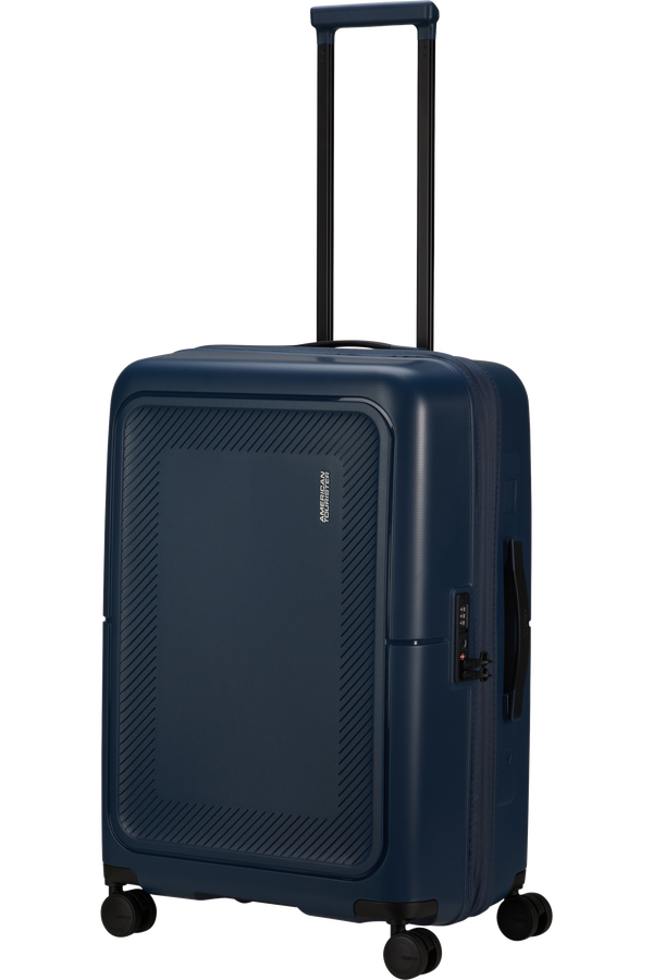 American Tourister DashPop Spinner Expandable TSA 67cm Půlnoční modrá