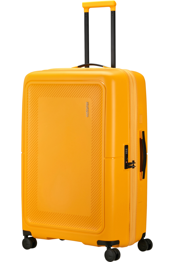 American Tourister DashPop Spinner Expandable TSA 77cm Zlatě žlut&aacute;