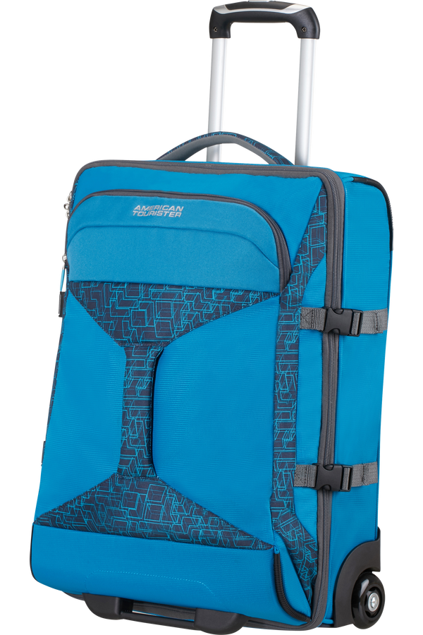 American Tourister Sportovní taška s kolečky Road Quest, 55x40x20 cm, potisk modré hvězdy
