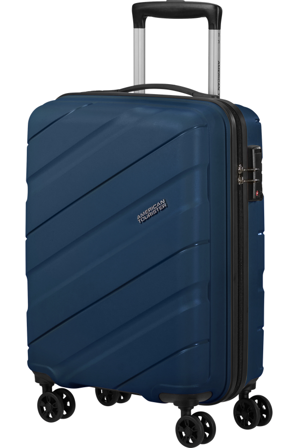 Jetdriver 3.0 55cm Spinner (4 kolečka) | American Tourister Jetdriver 3.0 Spinner 55/20 TSA 55cm  N&aacute;mořn&iacute; modr&aacute;