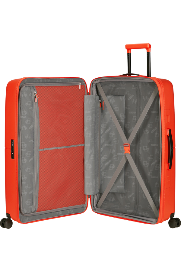 American Tourister DashPop Spinner Expandable TSA 77cm  Tangerine Red American Tourister DashPop Spinner Expandable TSA 77cm  Tangerine Red