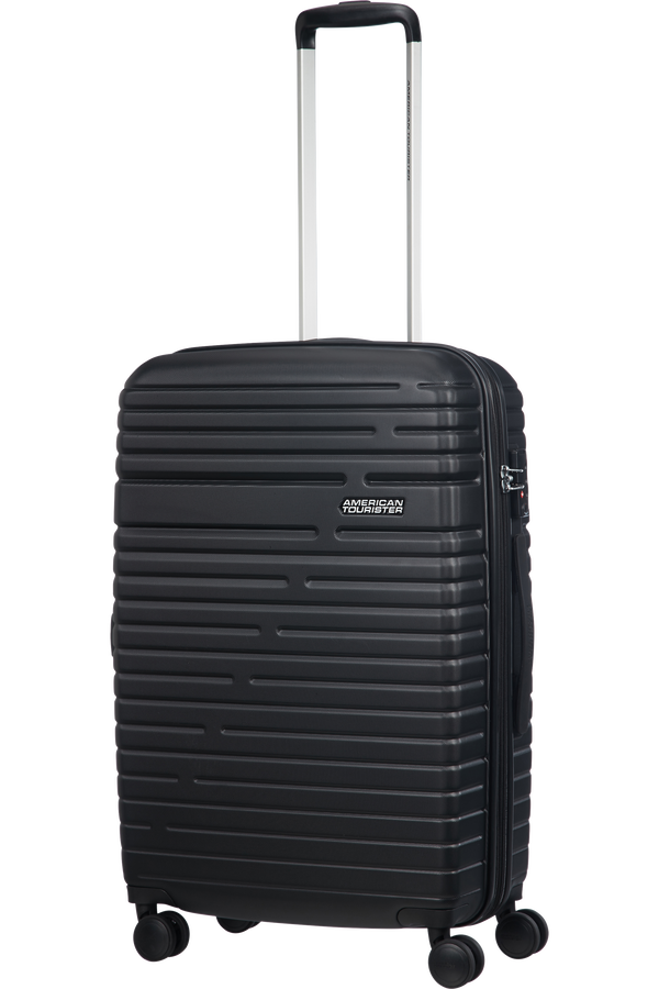 American Tourister Aero Racer Spinner M Expandable 68cm  Čern&aacute;