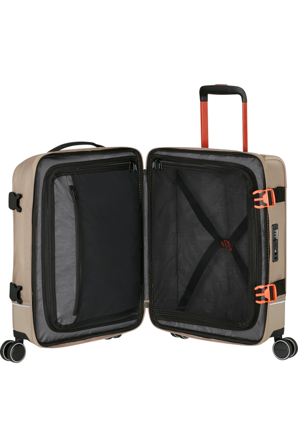 American Tourister Urban Track Spinner S TSA Coated 55cm  Beige/Orange