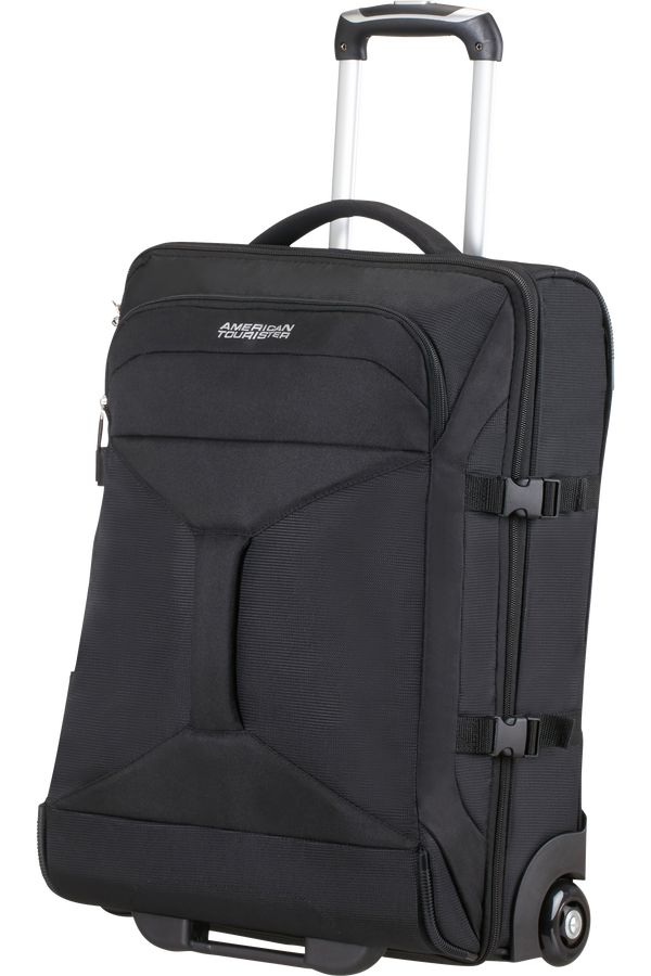 American Tourister Sportovní taška s kolečky Road Quest, 55x40x20 cm, plná černá