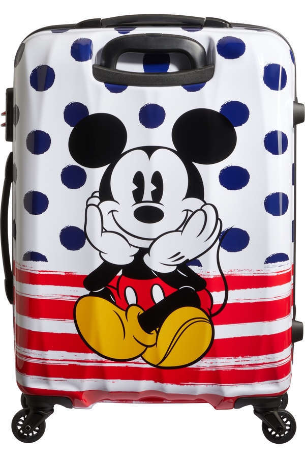 American Tourister Disney Legends Spinner 65cm  Mickey Blue Dots