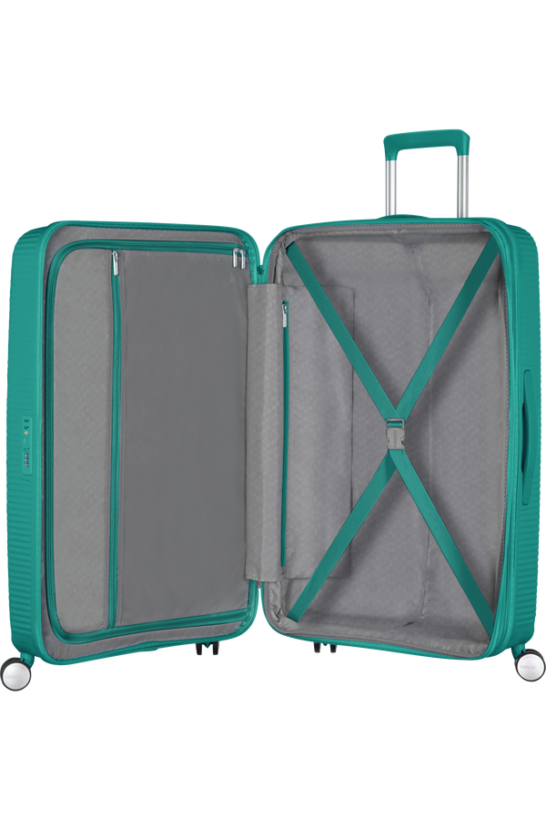 American Tourister Soundbox Spinner TSA Expandable 67cm  Forest Green