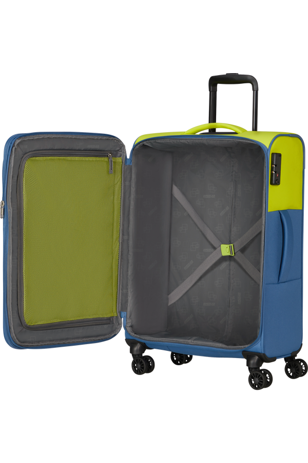 American Tourister Daring Dash Spinner Expandable TSA M  Lime/Coronet American Tourister Daring Dash Spinner Expandable TSA M  Lime/Coronet