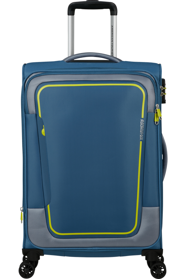 American Tourister Pulsonic Spinner Expandable 68 cm  Coronet Blue