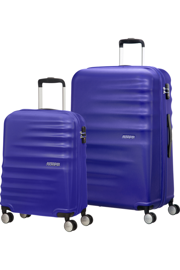 American Tourister Sada A, Wavebreaker, 2 kusy, n&aacute;mořnick&aacute; modr&aacute;