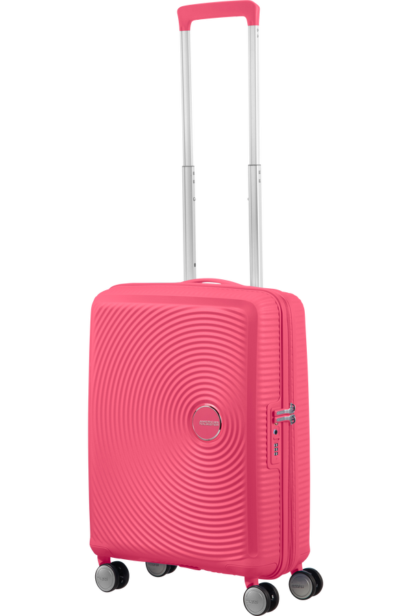 American Tourister Soundbox Spinner Expandable 55cm  Žhav&aacute; růžov&aacute;